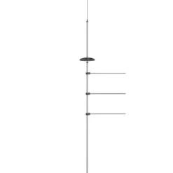 vidaXL Handdoekenrek 47x280 cm aluminium