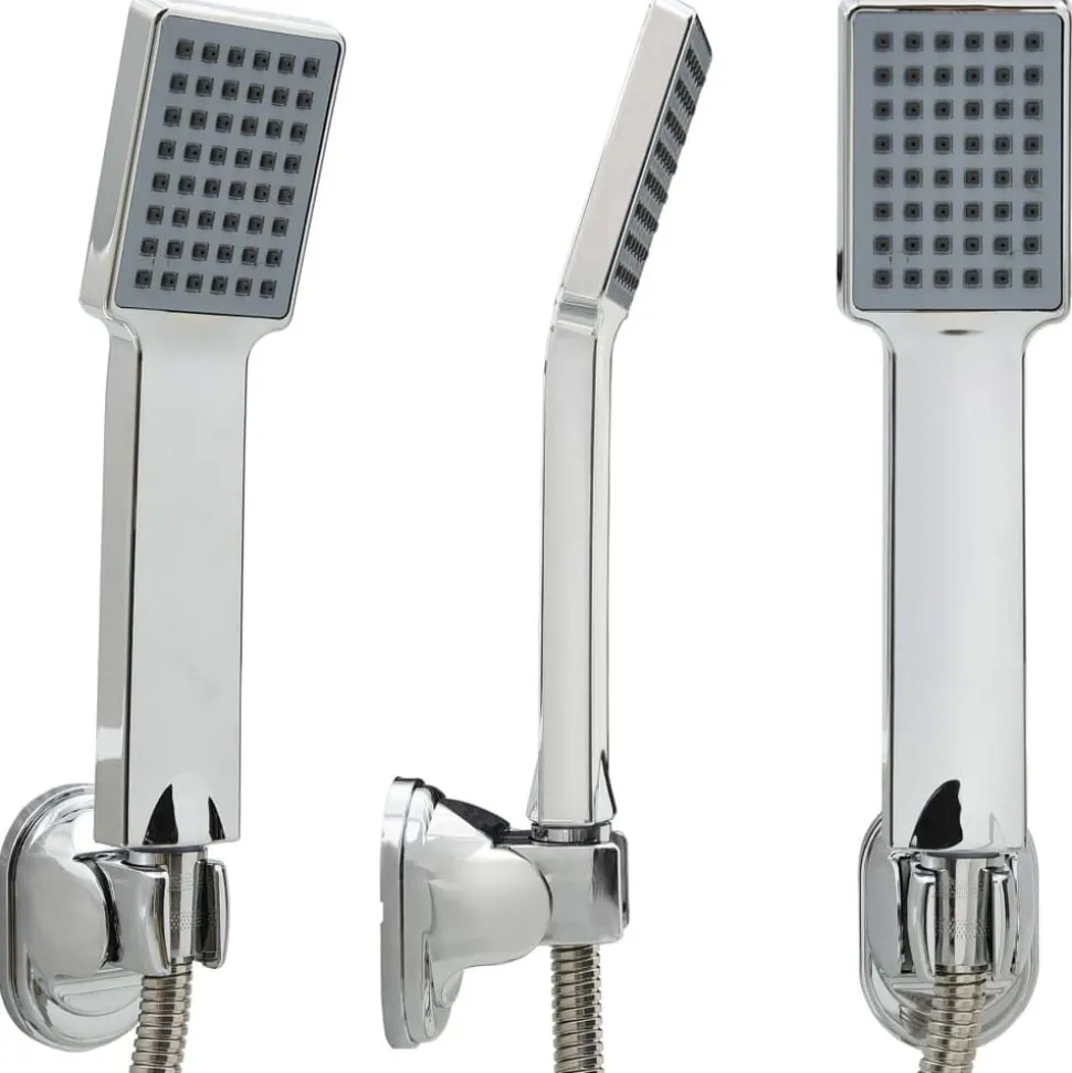 vidaXL Handdouche met slang van 1,5 m chroomkleurig