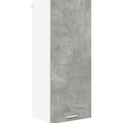 vidaXL Hangkast Riga Beton Grijs 40 x 31 x 100 cm Bewerkt hout