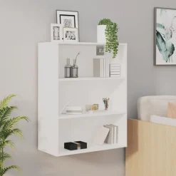 vidaXL Hangkast 69,5x32,5x90 cm wit