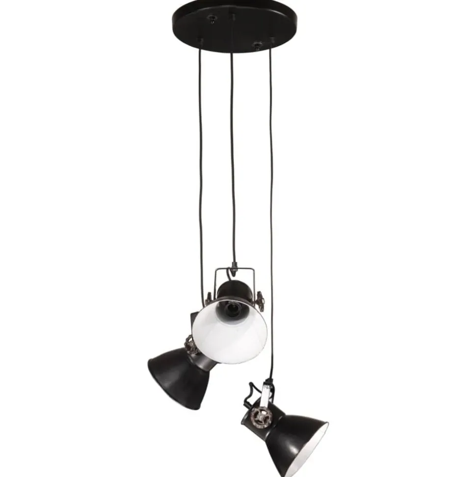 vidaXL Hanglamp 25 W E27 30x30x100 cm zwart