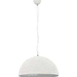 vidaXL Hanglamp E27 Ø50 cm wit en zilver