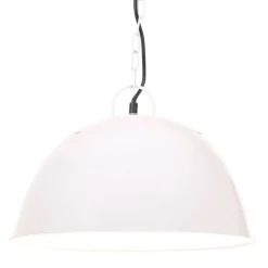 vidaXL Hanglamp industrieel vintage rond 25 W E27 41 cm wit