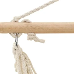 vidaXL Hangstoel opvouwbaar bruin