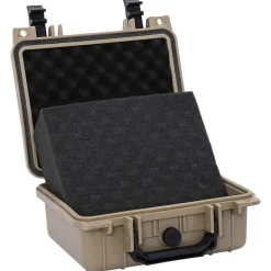 vidaXL Hardcase koffer Zand 27 x 24,5 x 12,5 cm Polypropyleen en ABS
