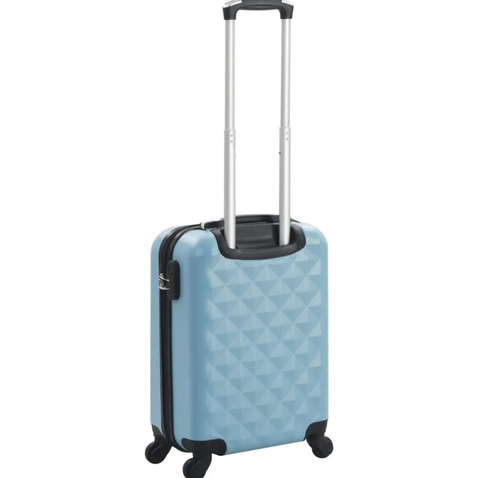 vidaXL Harde koffer ABS blauw