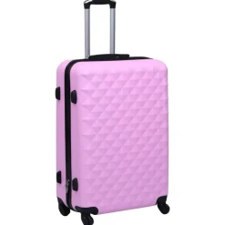 vidaXL Harde koffer ABS roze