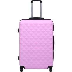 vidaXL Harde koffer ABS roze
