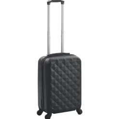 vidaXL Harde koffer ABS zwart