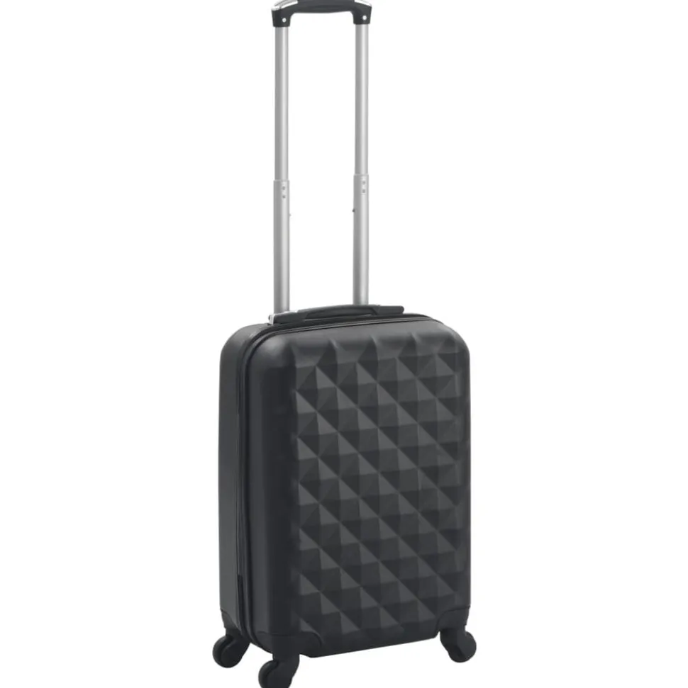 vidaXL Harde koffer ABS zwart
