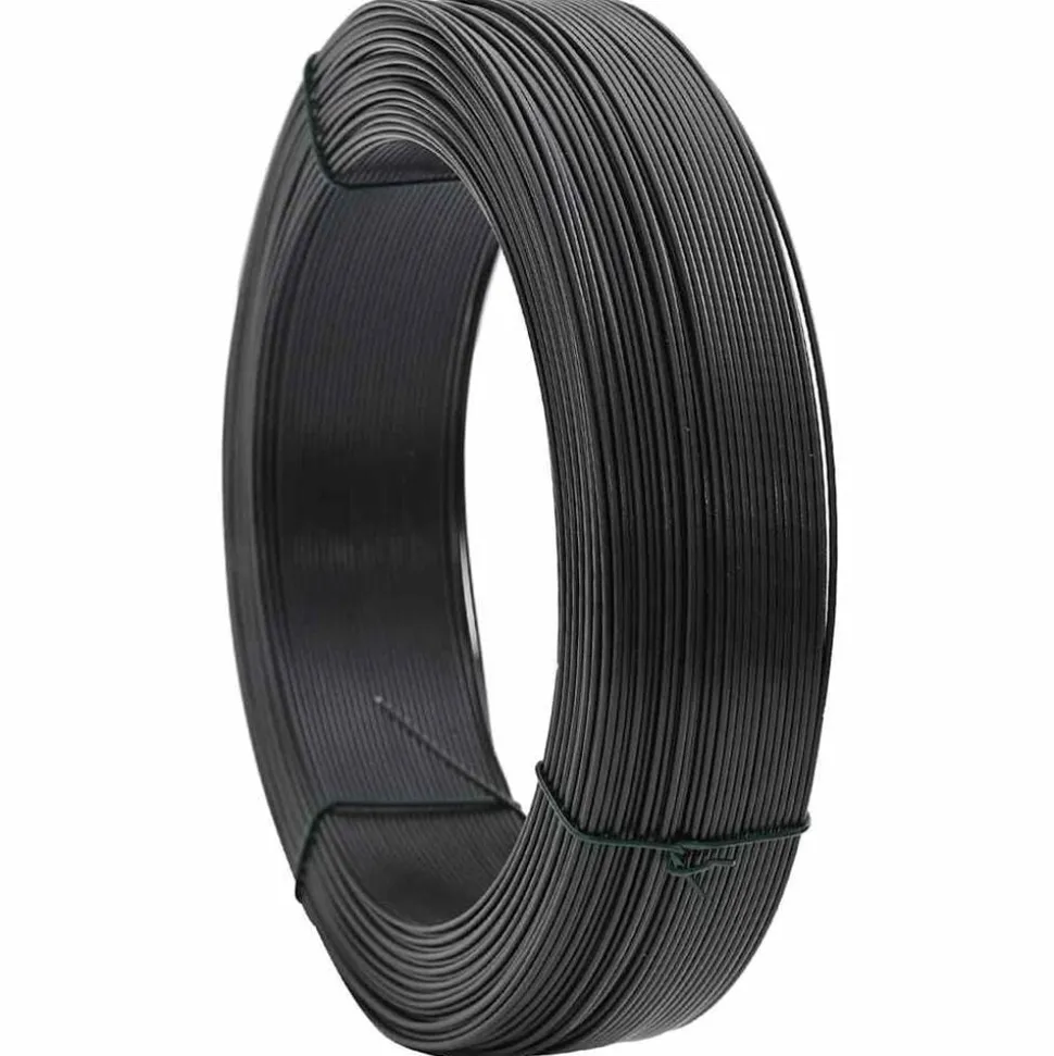vidaXL Hekbinddraad 250 m 0,9/1,4 mm staal antraciet