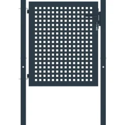 vidaXL Hekpoort Antraciet 102x75 cm Staal