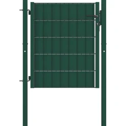 vidaXL Hekpoort PVC en staal 100x81 cm Groen