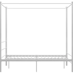 vidaXL Hemelbedframe metaal wit 120x200 cm