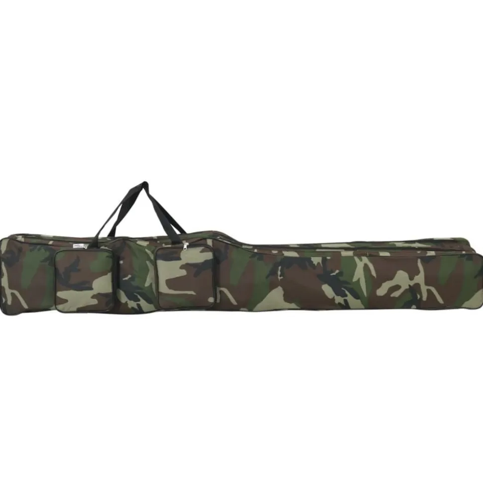 vidaXL Hengeltas 150 cm camouflage oxford stof groen