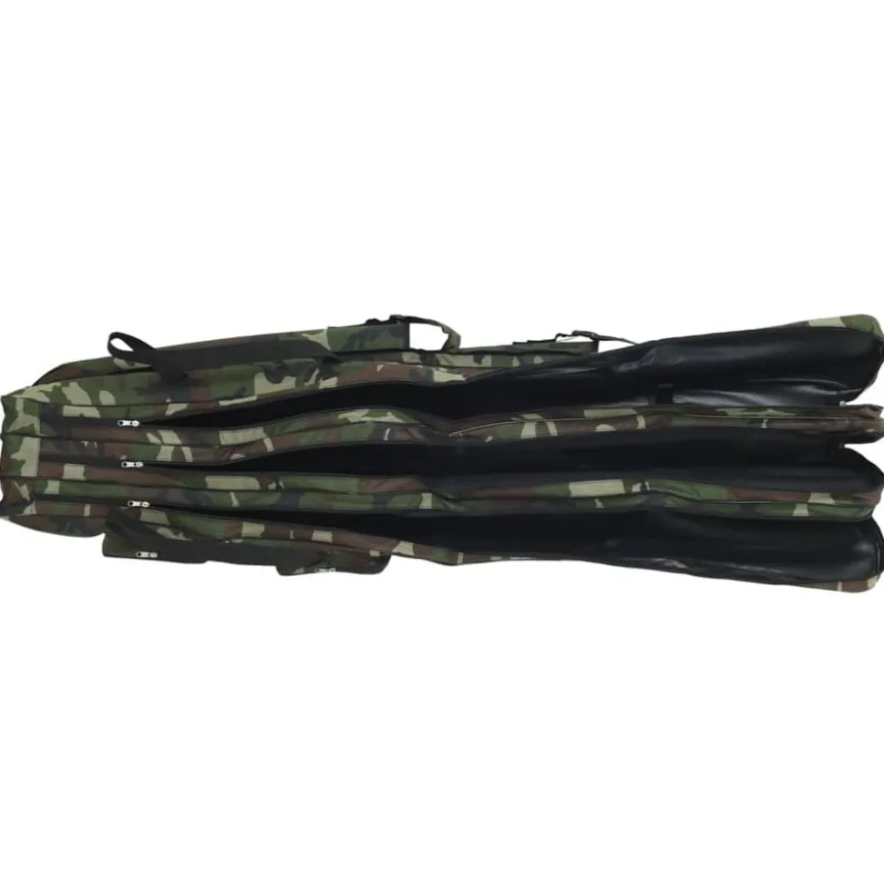 vidaXL Hengeltas 150 cm camouflage oxford stof groen