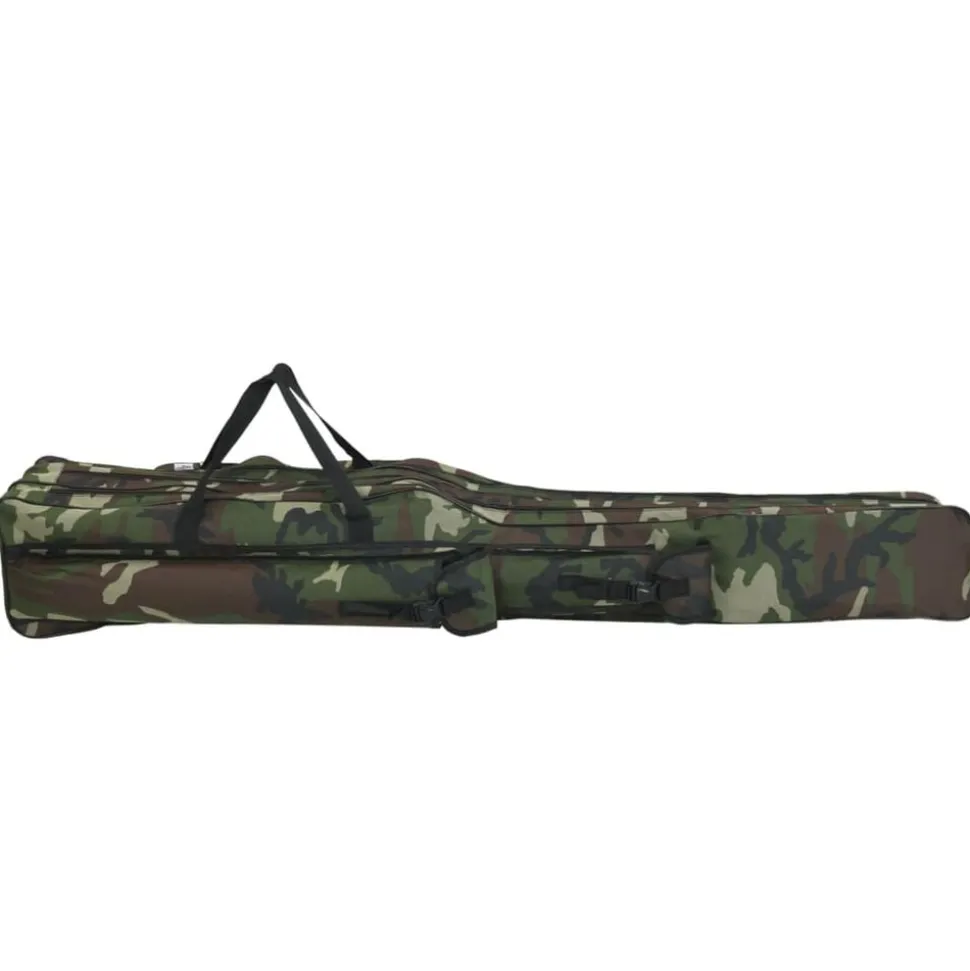 vidaXL Hengeltas 150 cm camouflage oxford stof groen