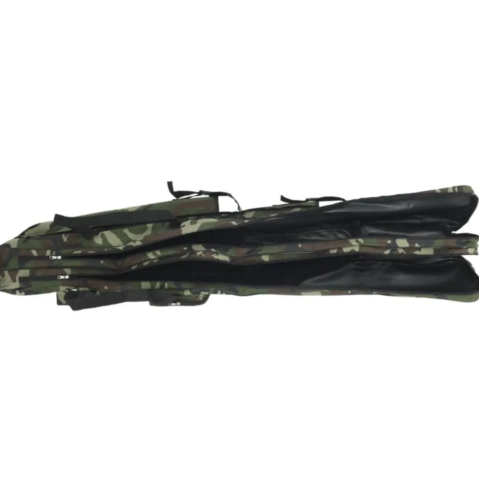 vidaXL Hengeltas 150 cm camouflage oxford stof groen