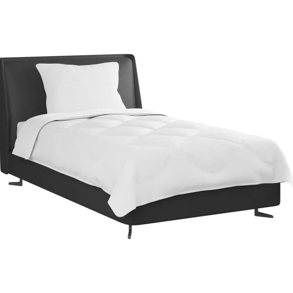 vidaXL Het Duvet voor Elk Seizoen met kussen 2 pcs Wit Microvezel