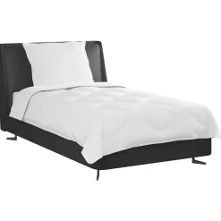 vidaXL Het Duvet voor Elk Seizoen met kussen 2 pcs Wit Microvezel