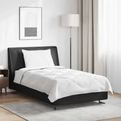 vidaXL Het Duvet voor Elk Seizoen met kussen 2 pcs Wit Microvezel