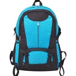 vidaXL Hiking rugzak 40 L zwart en blauw