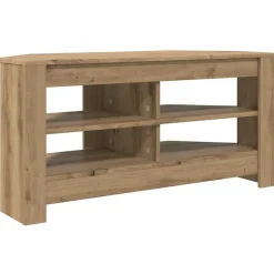 vidaXL HoekTVKast Artisan Eiken 102 x 40,5 x 45 cm Bewerkt hout