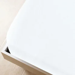 vidaXL Hoeslaken jersey 90x200 cm katoen wit