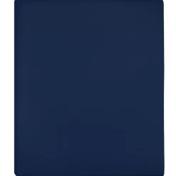 vidaXL Hoeslaken jersey 90x200 cm katoen marineblauw