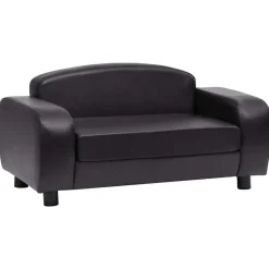 vidaXL Hondenbank 80x50x40 cm kunstleer zwart