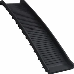 vidaXL Hondenhelling inklapbaar 155,5x40x15,5 cm zwart