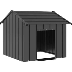 vidaXL Hondenhok met dak 85x107x81 cm gegalvaniseerd staal