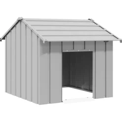vidaXL Hondenhok met dak 85x107x81 cm gegalvaniseerd staal
