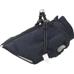 vidaXL Hondenjas Marineblauw L44 Fleece en polyester