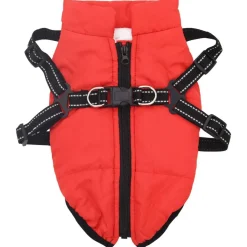 vidaXL Hondenjas Rood L28 Fleece en polyester