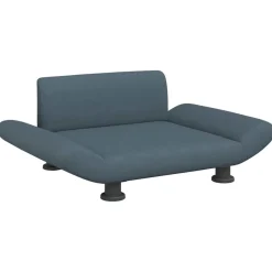 vidaXL Hondenmand 70x45x28 cm stof donkergrijs