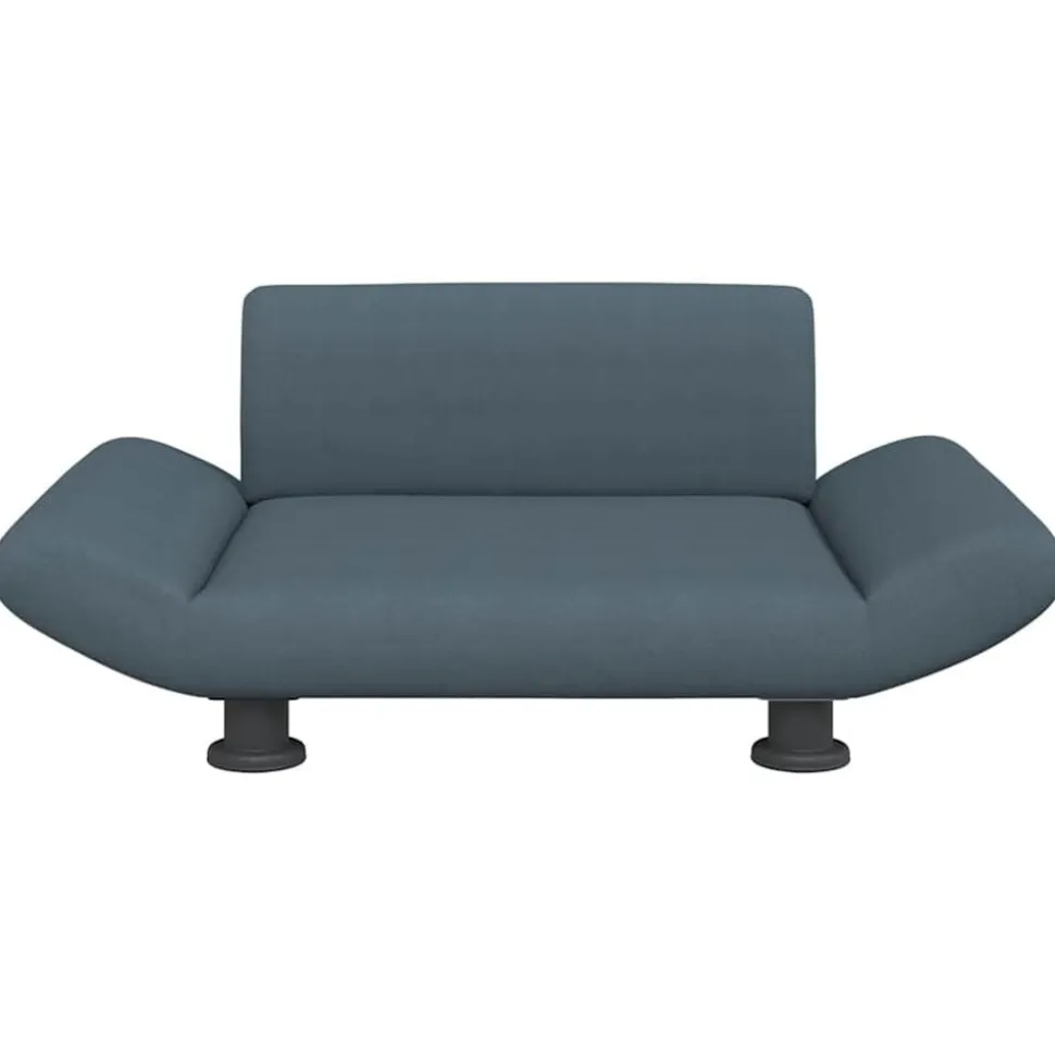 vidaXL Hondenmand 70x45x28 cm stof donkergrijs