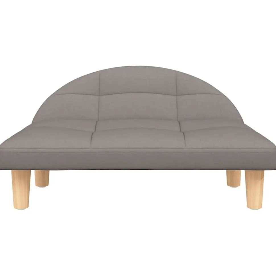 vidaXL Hondenmand 70x52x30 cm stof taupe