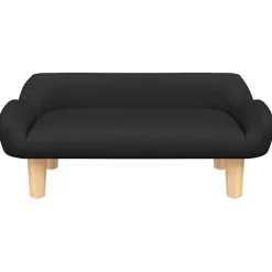 vidaXL Hondenmand 70x40x24 cm stof zwart
