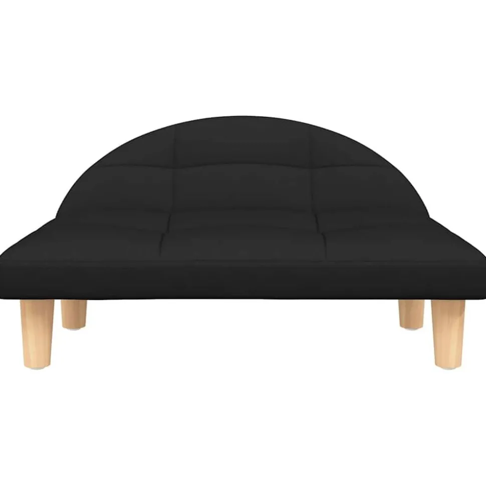 vidaXL Hondenmand 70x52x30 cm stof zwart