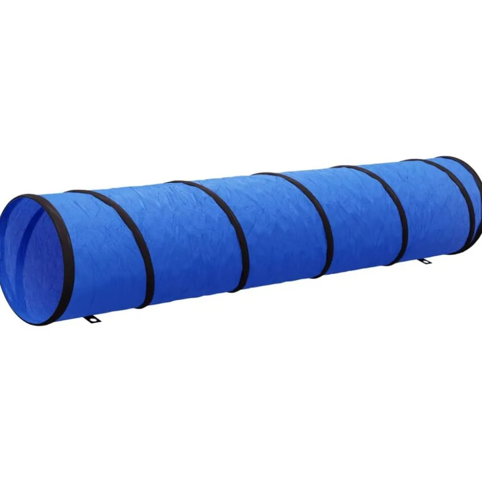 vidaXL Hondentunnel Ø 40 x 200 cm polyester blauw