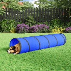 vidaXL Hondentunnel Ø 40 x 200 cm polyester blauw