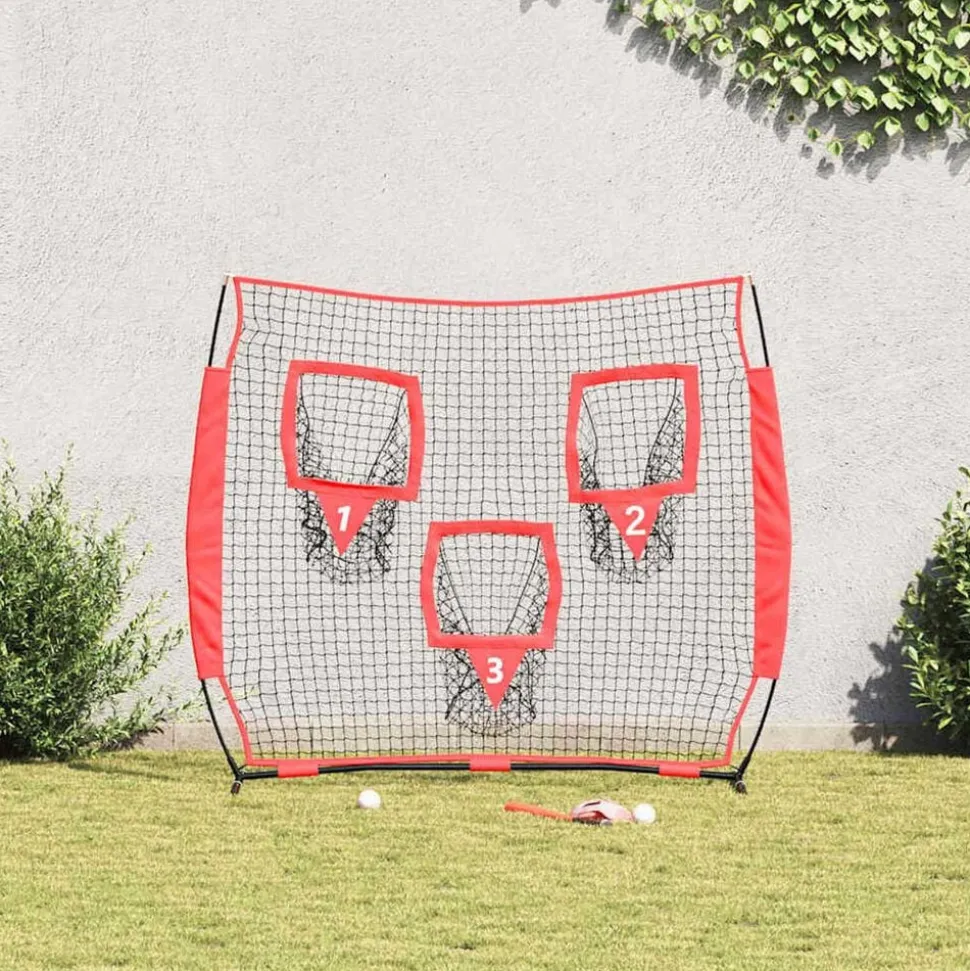 vidaXL Honkbaloefennet Zwart 214,5 x 89,5 x 181 cm Polyester