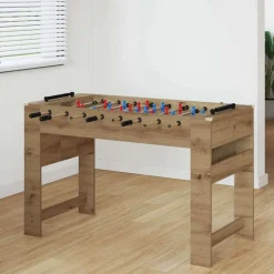 vidaXL Honkbaltafel Artisan Eik 125 x 60,5 x 80 cm Bewerkt hout