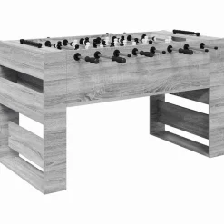 vidaXL Honkbaltafel Grijze Sonoma 146,5 x 74 x 85 cm Bewerkt hout