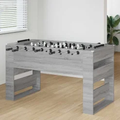 vidaXL Honkbaltafel Grijze Sonoma 146,5 x 74 x 85 cm Bewerkt hout