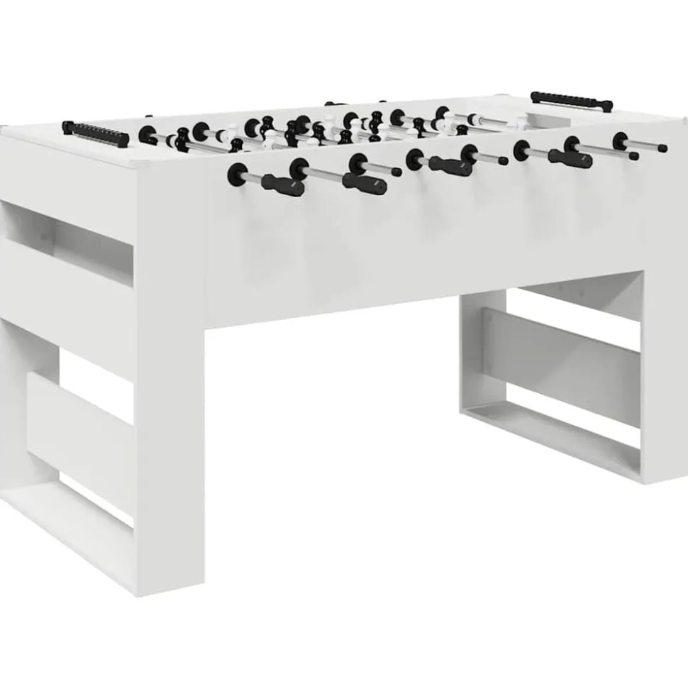 vidaXL Honkbaltafel Wit 146,5 x 74 x 85 cm Bewerkt hout