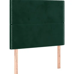vidaXL Hoofdbord donkergroen 90x5x118/128 cm fluweel