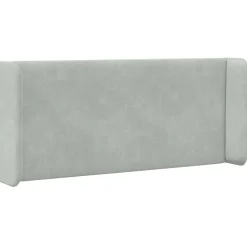 vidaXL Hoofdbord oor Lichtgrijs 40,5 x 40,5 x 4 cm Fluweel