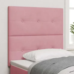 vidaXL Hoofdbord Roze 80 cm Fluweel